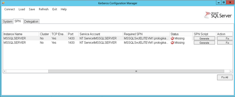 Microsoft Kerberos Configuration Manager for SQL Server – Prologika