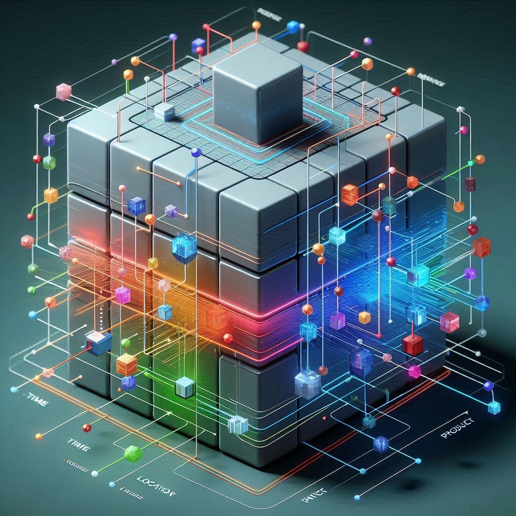 dimensions connected to a fact table in a database